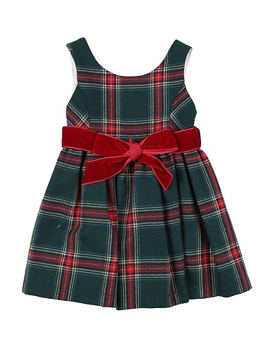 J.O. Milano Baby dress Dark green 55% Polyester, 45% Wool