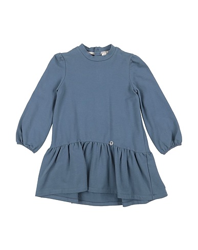 LALALÙ Dress Slate blue 95% Cotton, 5% Elastane