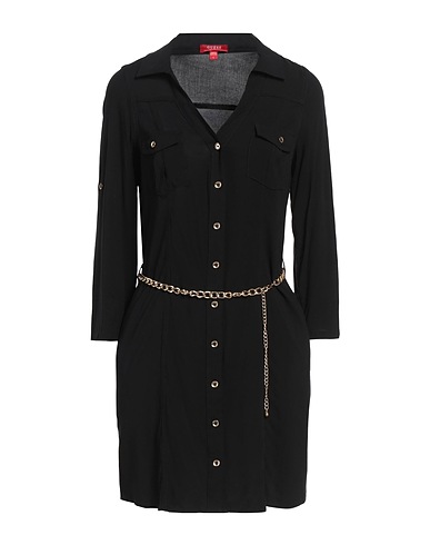 GUESS Shirt dress Black 100% Viscose