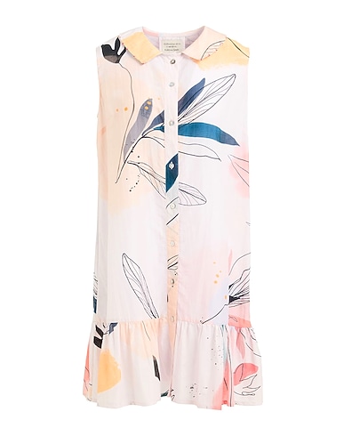 ALESSIA SANTI ミニワンピース・ドレス コットン 70% / シルク 30%