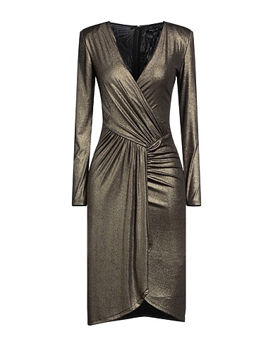 MARCIANO by GUESS Midi dress Gold 92% Polyester, 8% Elastane