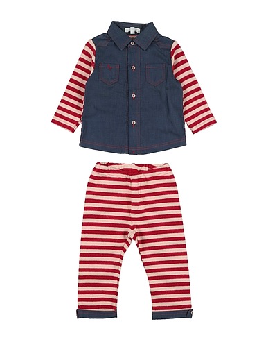 MON A Ensemble bébé  Bleu marine 100% Laine, Fibres textiles