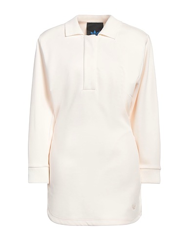 ADIDAS ORIGINALS Kurzes Kleid Elfenbein 68% Recyceltes Polyester, 30% Baumwolle, 2% Elastan