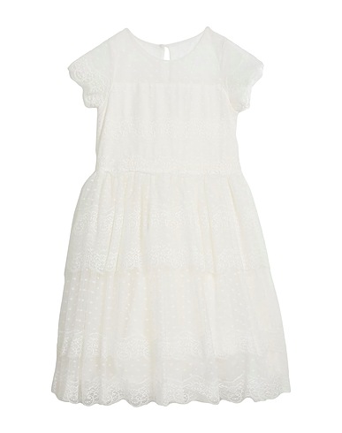 ALETTA Dress White 100% Cotton, Polyamide