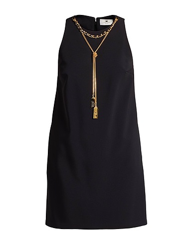 ELISABETTA FRANCHI Tubino Nero 95% Poliestere, 5% Elastan