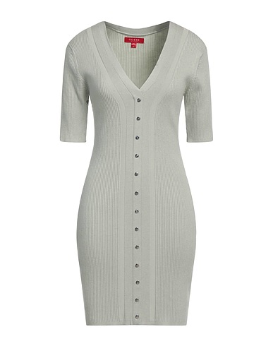 GUESS Sheath dress Sage green 65% Viscose, 35% Polyamide