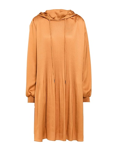 TWINSET Short dress Tan 100% Polyester, Cotton