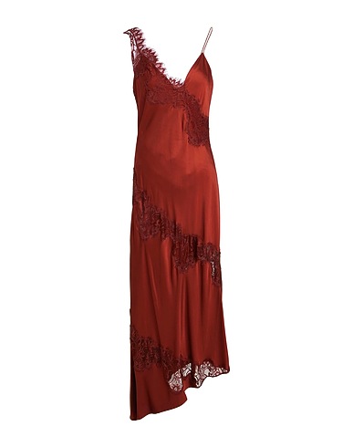 A.L.C. Long dress Brown 100% Viscose, Nylon