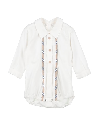 MANUELL & FRANK Baby bodysuit BIANCO 60% Viscose, 40% Cotton