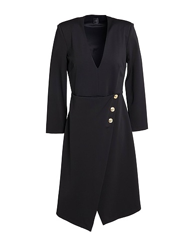 PINKO Midi dress Black 65% Viscose, 30% Polyamide, 5% Elastane