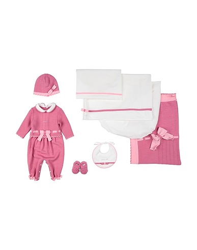 MODÌ COLLEZIONE Baby accessories set MINÙ BY MODÌ COLLEZIONE Mauve 50% Virgin Wool, 50% Acrylic