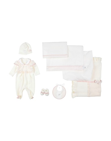 MODÌ COLLEZIONE Baby accessories set MINÙ BY MODÌ COLLEZIONE Ivory 50% Virgin Wool, 50% Acrylic