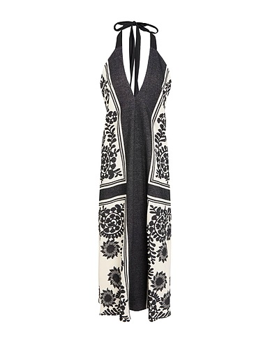 ICONA by KAOS Midi dress Charcoal 84% Cotton, 13% Polyester, 3% Other Fibres