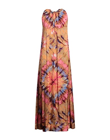 KAOS JEANS Long dress Pink 100% Viscose