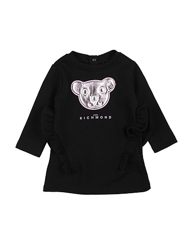 JOHN RICHMOND Baby dress Black 85% Cotton, 15% Polyester