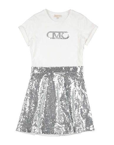 MICHAEL KORS KIDS Dress White 100% Polyester, Cotton