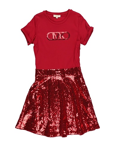 MICHAEL KORS KIDS Vestito Rosso 100% Poliestere, Cotone