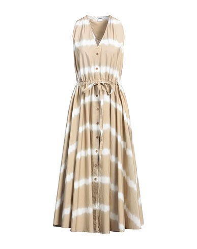 ASPESI Long dress Beige 100% Cotton