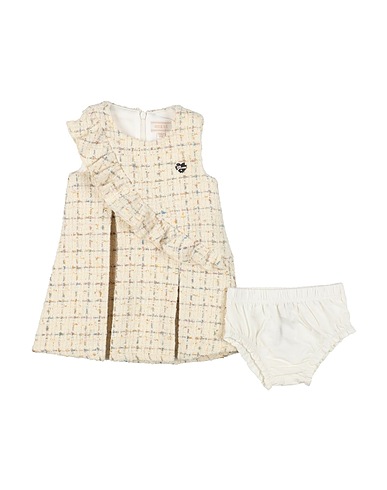GUESS Vestito Baby  Avorio 85% Poliestere, 13% Acrilico, 1% Metallo, 1% Poliammide