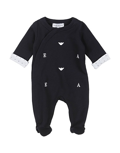 EMPORIO ARMANI NEWBORN Midnight blue 100% Cotton