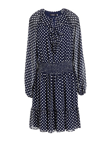 LAUREN RALPH LAUREN Minivestido Azul noche 100% Poliéster reciclado