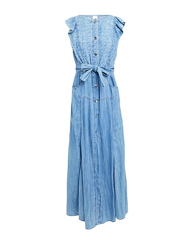 PINKO Denim dress DENIM Blue 100% Cotton
