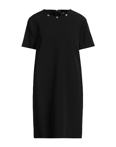 VERSACE Short dress Black 90% Polyester, 10% Elastane