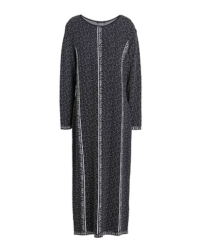 MARINA RINALDI Midi dress Black 73% Viscose, 27% Polyamide