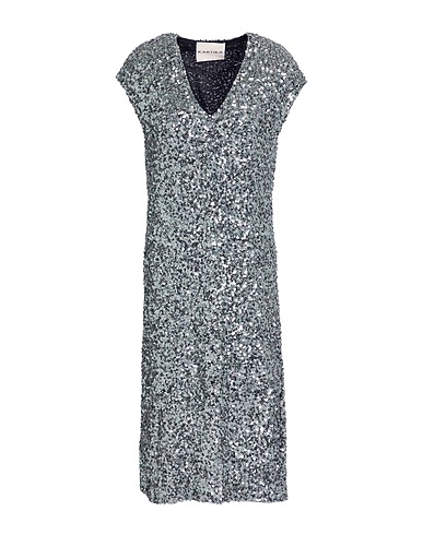 KARTIKA Elegant dress Silver 97% Polyester, 3% Elastane