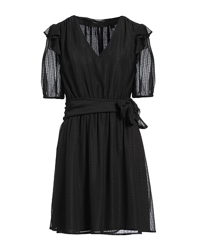 MAISON SCOTCH Vestito corto Nero 100% Poliestere