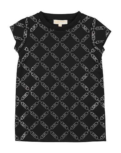 MICHAEL KORS KIDS Vestido para bebé  Black 72% Polyester, 24% Viscose, 4% Elastane