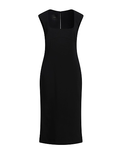 PINKO Midi dress Black 94% Polyester, 6% Elastane