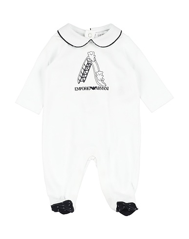 EMPORIO ARMANI Baby jumpsuit  White 100% Cotton