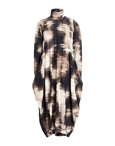 HIGH Midi dress Black 72% Nylon, 28% Elastane