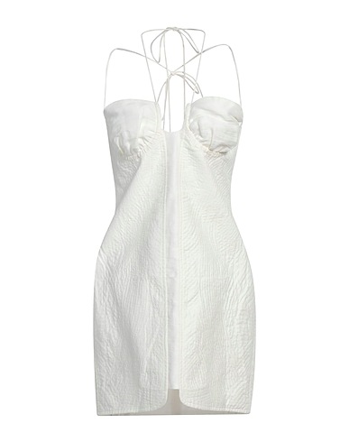 CULT GAIA Short dress Ivory 89% Linen, 11% Nylon