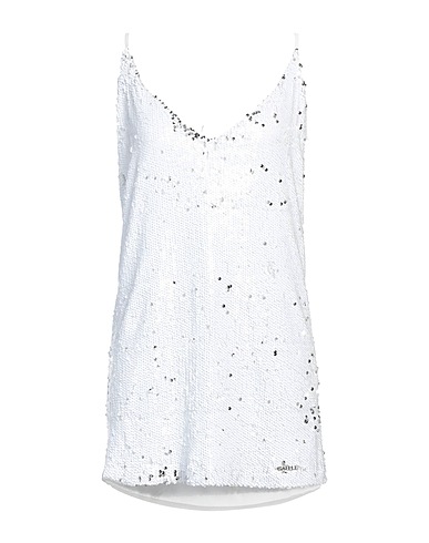 GAëLLE Paris Elegant dress White 95% Polyester, 5% Elastane