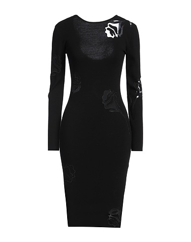 BLUGIRL Midi dress Black 62% Viscose, 38% Polyester