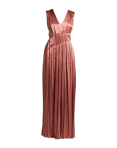 ALBERTA FERRETTI Long dress Antique rose 64% Acetate, 36% Silk