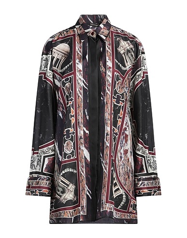 ROBERTO CAVALLI Shirt dress Black 100% Silk