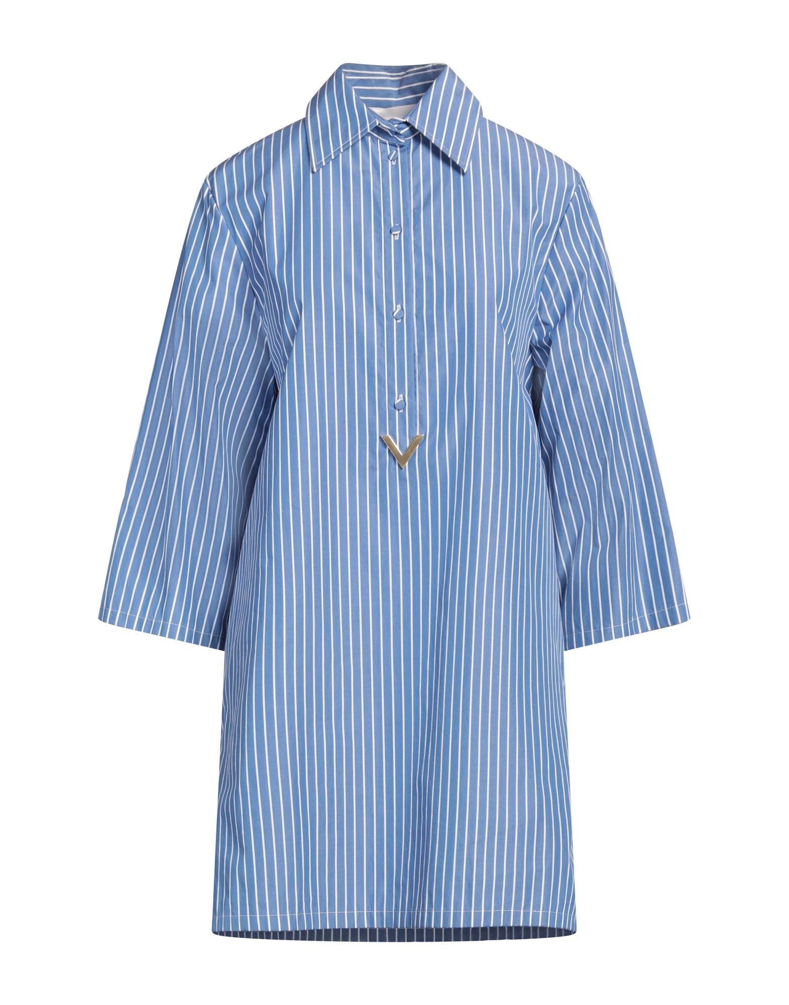 BALENCIAGA シャツ | ストライプ柄シャツ ブルー レディース | YOOX