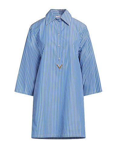 VALENTINO GARAVANI Shirt dress Blue 100% Cotton