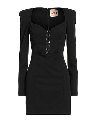 ANIYE BY Sheath dress Black 95% Polyester, 5% Elastane