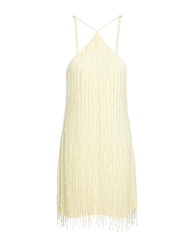 CULT GAIA Kurzes Kleid Pastellgelb 100% Viskose