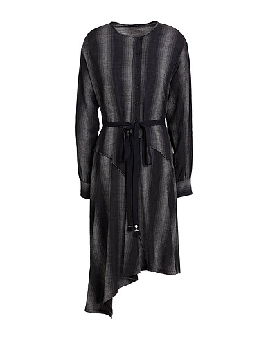 HIGH Midi-Kleid USE Schwarz 72% Rayon, 22% Baumwolle, 6% Schurwolle