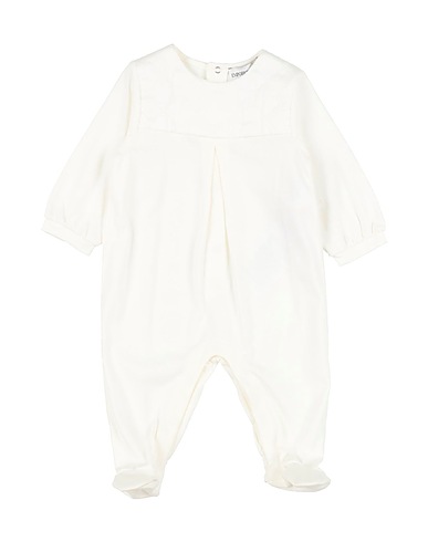 EMPORIO ARMANI Tutina Baby  Bianco 100% Cotone