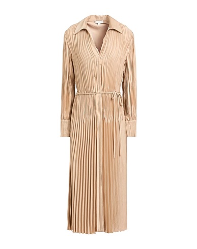 VINCE. Midi dress Sand 100% Polyester