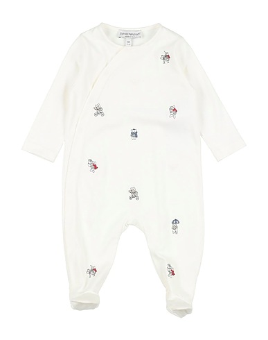 EMPORIO ARMANI Baby jumpsuit White 100% Cotton