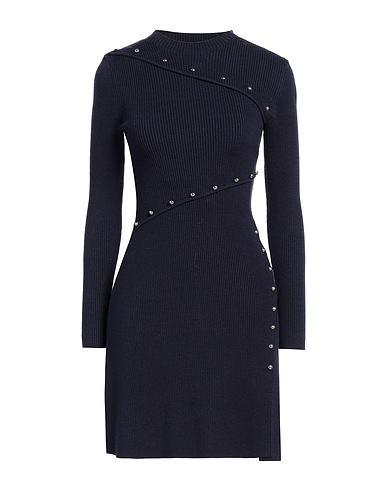 NO SECRETS Kurzes Kleid Marineblau 51% Viskose, 29% Polyester, 20% Polyamid
