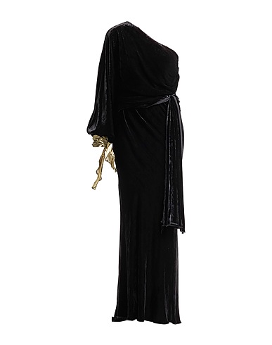 MARIA LUCIA HOHAN Elegant dress Black 82% Viscose, 18% Silk, Nylon, Elastane