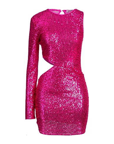 PATRIZIA PEPE Elegant dress Fuchsia 95% Polyester, 5% Elastane